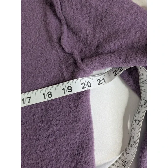 Aritzia Wilfred Free Sweater XS Hush Knit V Neck Soft Cozy Oversized Purple $98 - Picture 6 of 8